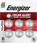 2032 Batteries (6 Pack), 3V Lithium Coin Batteries | Compatible with Apple Airtag and Tile Pro Devices, Key Fobs, Watches and Remotes, CR2032 Battery for Car Remote Key