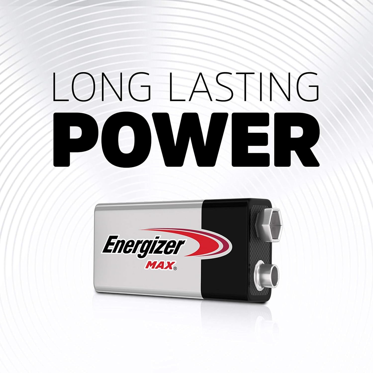 MAX 9V Batteries (2 Pack), 9 Volt Alkaline Batteries - Packaging May Vary