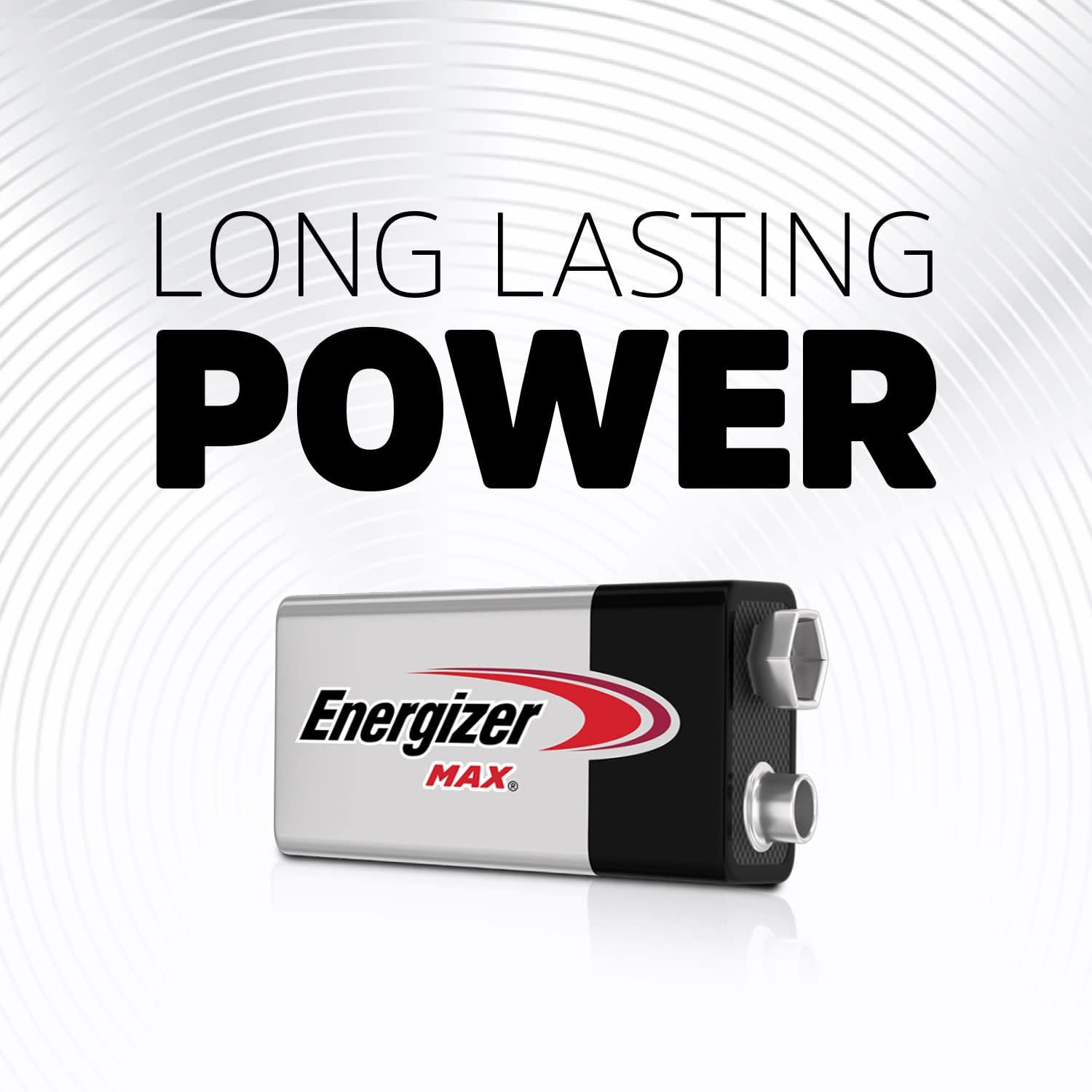 MAX 9V Batteries (2 Pack), 9 Volt Alkaline Batteries - Packaging May Vary