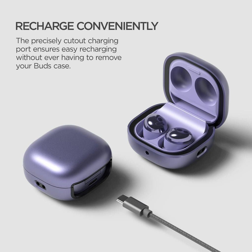 Modern Galaxy Buds Case (2023, 2022, 2021, 2020) - Purple