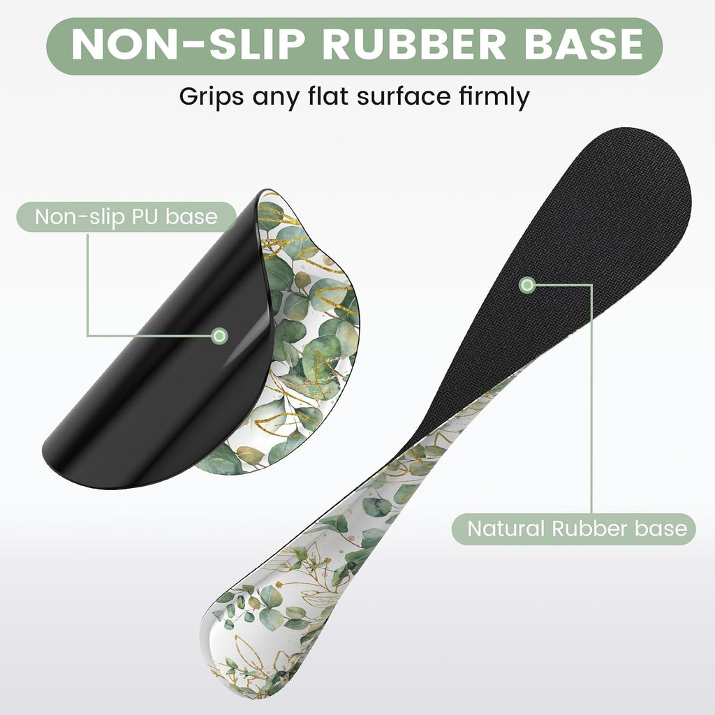 Mouse Pad with Wrist Rest Set,Ergonomic Mousepad with Wrist Support | Mouse Pad Set with Easy Typing & Pain Relief, Non-Slip Base Keyboard Wrist Rest for Computer Home Office, Eucalyptus, 3 PCS