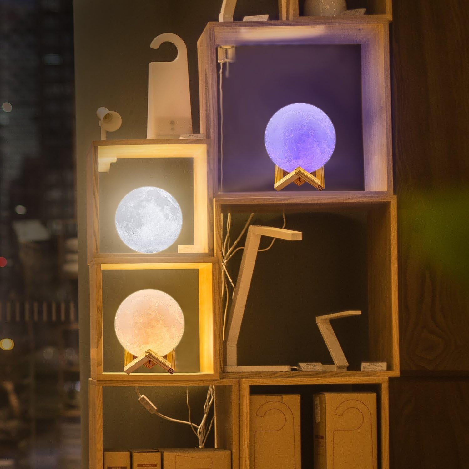 Moon Lamp, 16 Colors LED Night Light with Remote/Touch, Timer/Dimming 4.8In | 3D Printed Moon Light with Stand, 4 Modes, Kids Night Light for Bedroom Decor, Gifts for Kid Friend for Birthday Christmas