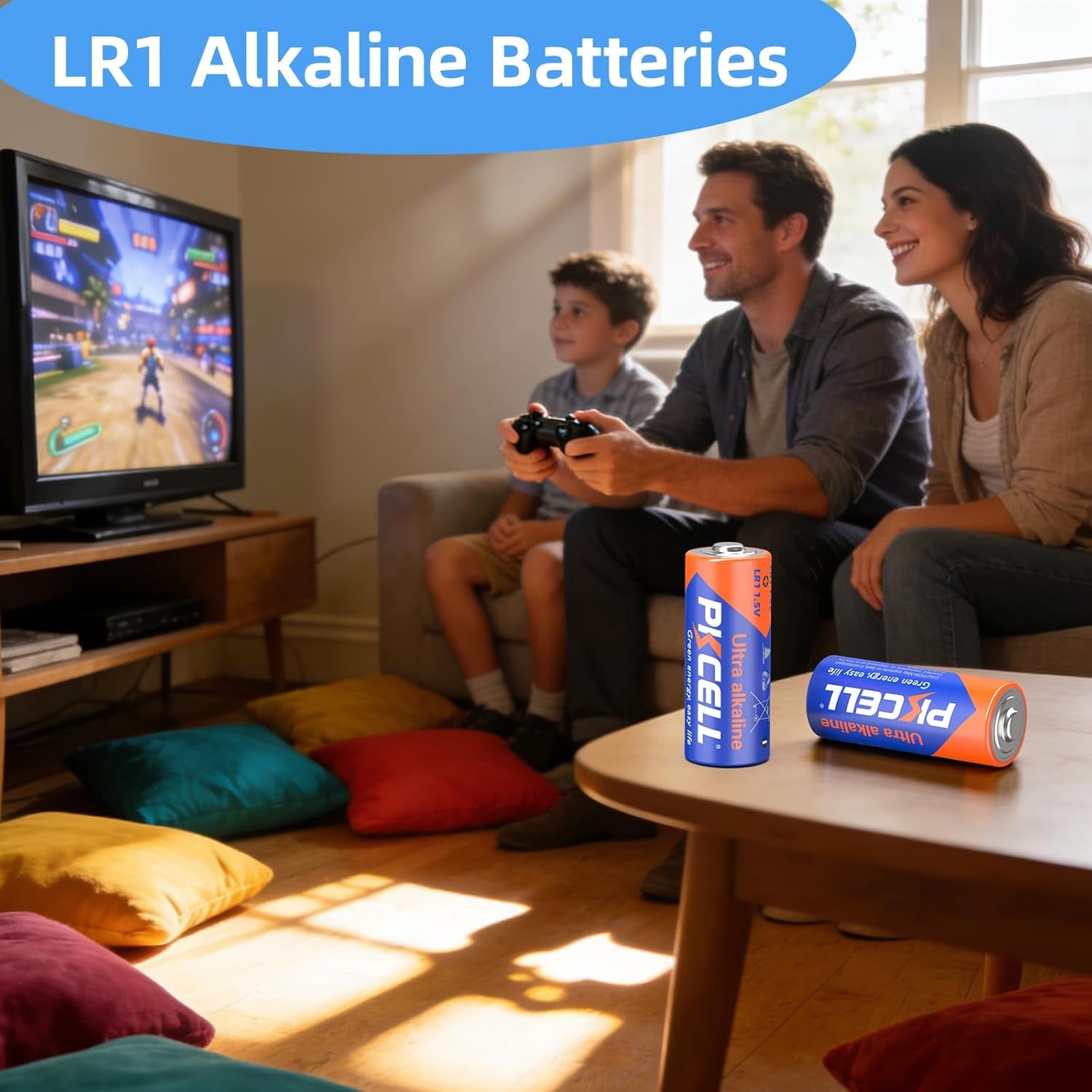 N Size 1.5V Alkaline Batteries, 20 Pack MN9100/E90/LR1 Battery | Compatible with Medical Devices, GPS Trackers, Flashlights, Key Fobs, 10-Year Shelf Life